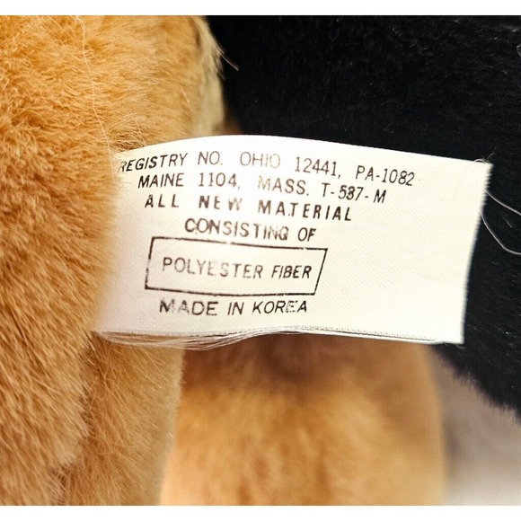 German Shepherd 17" Realistic Stuffed Animal Plush Moveable Head Vintage Chosun - Picture 9 of 10